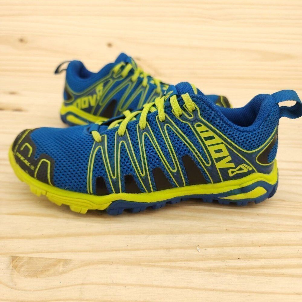 Inov8 Trailroc Women's Trail Running Shoes Sz 4.5 Blue Yellow Sneakers Athletic